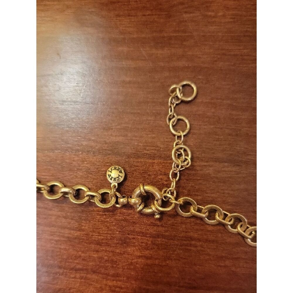 J. Crew Gold-Tone Crystal Necklace with Clear Stones - Picture 4 of 5